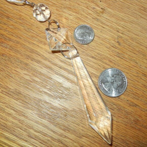 15 Chandelier Crystal Spear TearDrop Prism Christmas Ornament - Picture 5 of 5